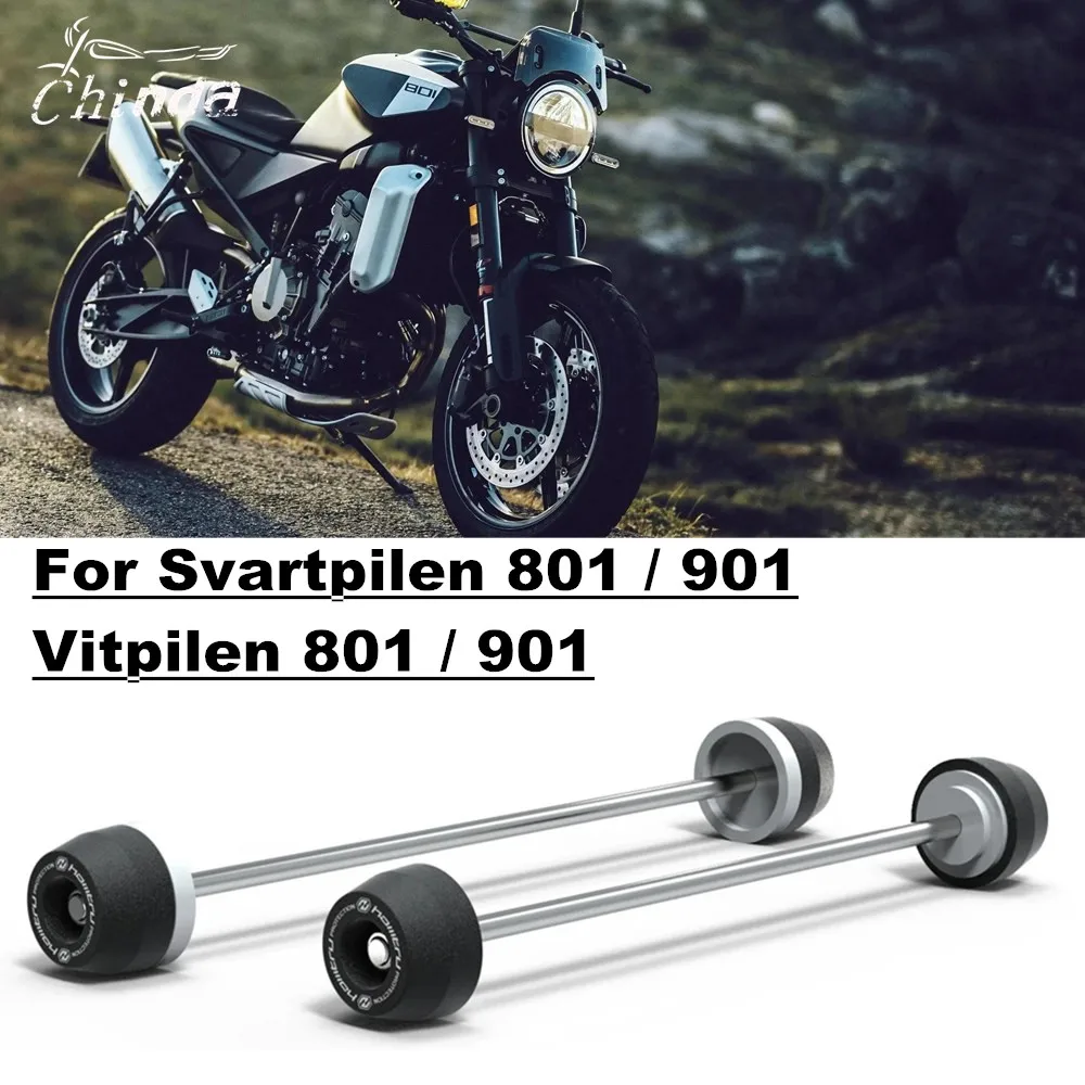 Per Husqvarna Svartpilen 801 Vitpilen 801 Svartpilen 901 Vitpilen 901 2024 Forcelle Per Moto E Cursori Di Arresto Dell'Urto Dell'Asse Posteriore