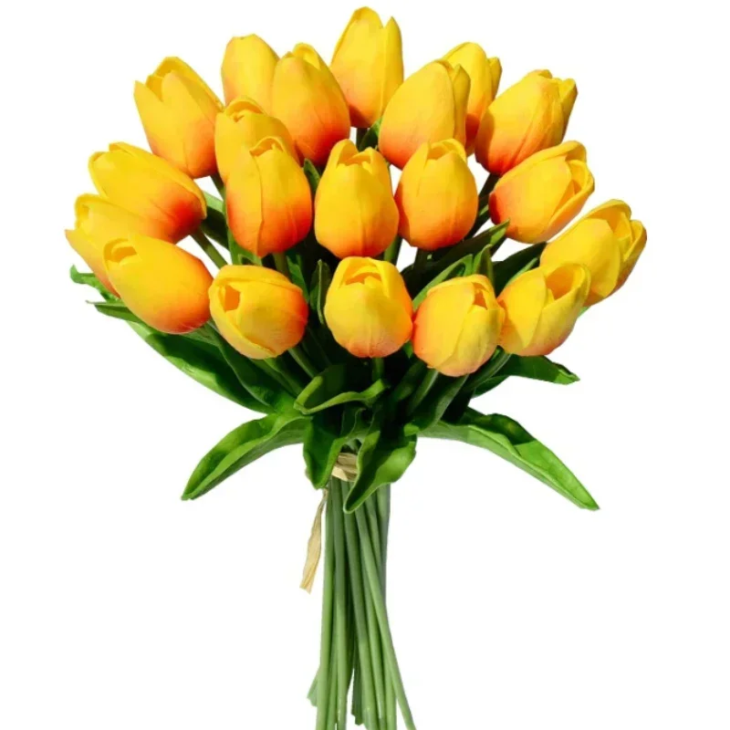 Artificial Plants Artificial Flowers Artificial Tulip Flower Artificial Flower Bouquet Artificial Flower Tulip Flower Bouquet PE Foam 5PCS