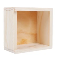 Handmade Jewelry Storage Box Wood Plain Candy Case Ring Organizer Crafts Case Color Handmade Soap Packaging Wooden Box 2
