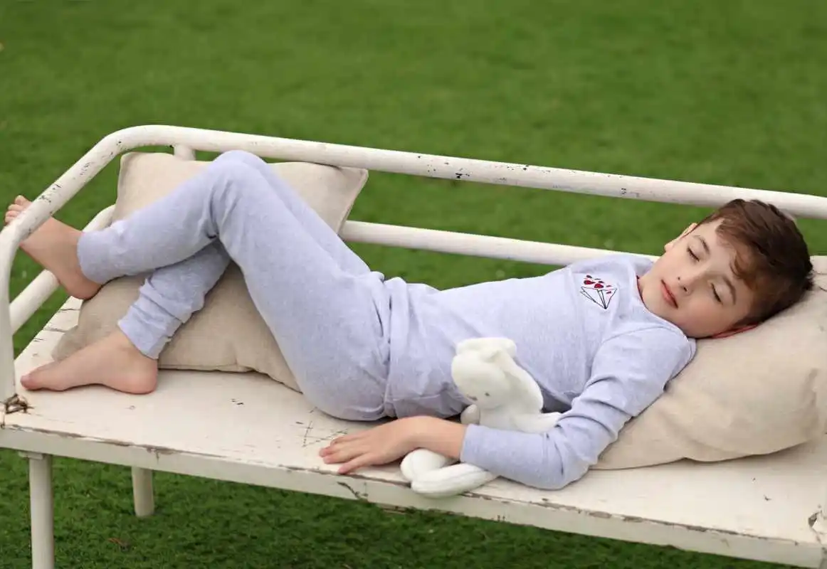 Mail's 2025 Family Pajamas Set Girls Boys Homewear Matching Clothes Cotton Fabric with Embroidery 5