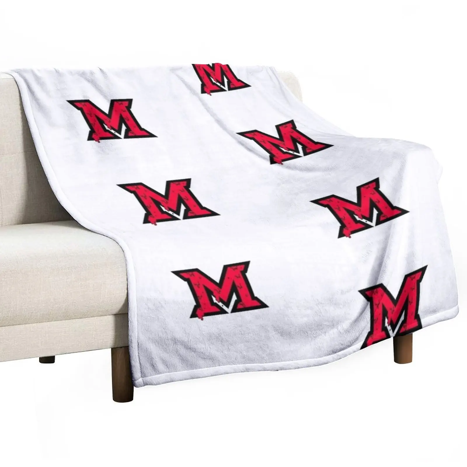 

Miami of Ohio Drip Throw Blanket Blanket For Baby Hairy Blanket