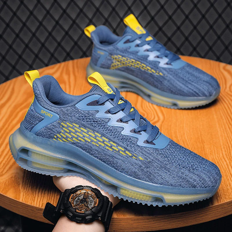 

Новинка 2023, летняя мужская Тонкая обувь, дышащие мужские брендовые кроссовки с вырезами, сетчатые кроссовки, молодежная обувь