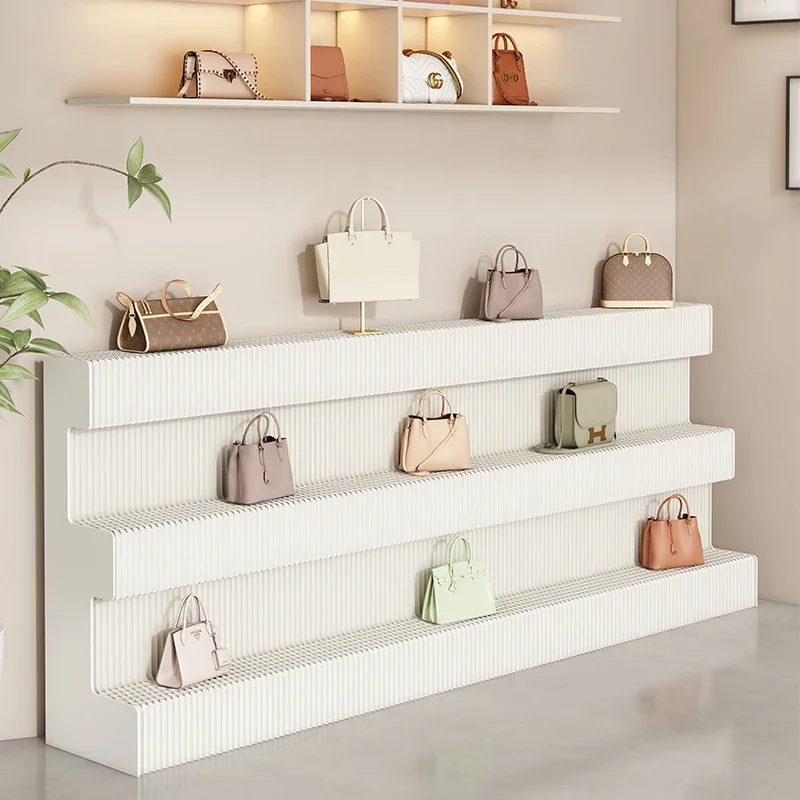 Shopping Mall Window Products Showcases Product Booth Display Racks Multi-layer Shelves Display Racks Foldable Mobile Shelves