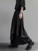 Pants Women Spring Japanese Style Folds High Waist Irregular Loose Breathable Comfortable Leisure Solid Full Length All-match 4