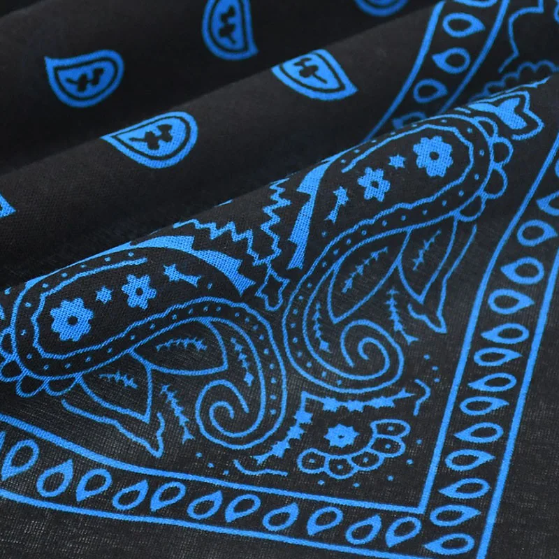 Headbands Cotton Print Bandana Head Scarf Headwraps Women Designer Headwear Double Sided Head Wrap Men Masks Face Hijab Scarves