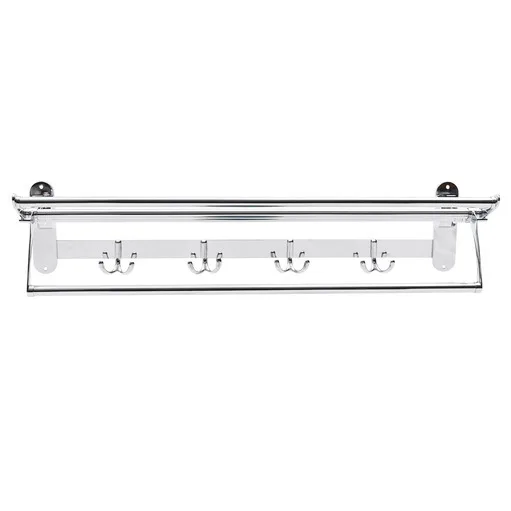 Description Picture 6 of itemStainless Steel Towel Rack Bathroom Wall Mounted Towel Holder Foldable Towel Shelf Towel Bar Towel Rail for Bathroom, Hotel