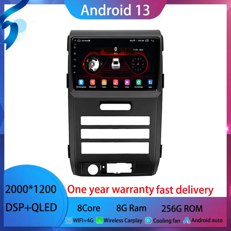 

Android 13 For Ford F150 P415 Raptor 2008 - 2014 Car Radio Multimedia Video Player Android auto wireless adapter
