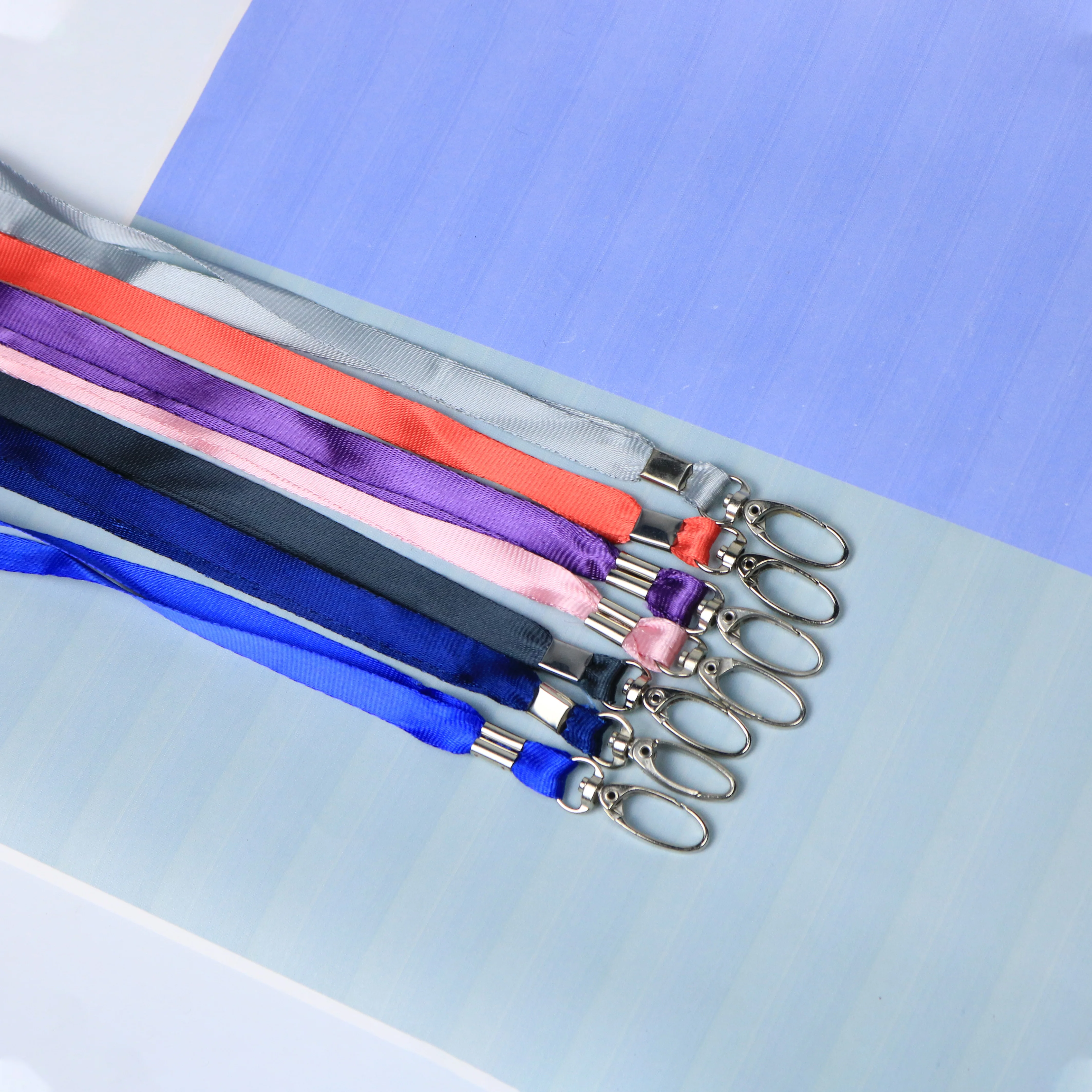 

Durable Sturdy Wallet Sling Colorful Portable Woven Imitation Nylon Charm Metal Keychain Multifunctional