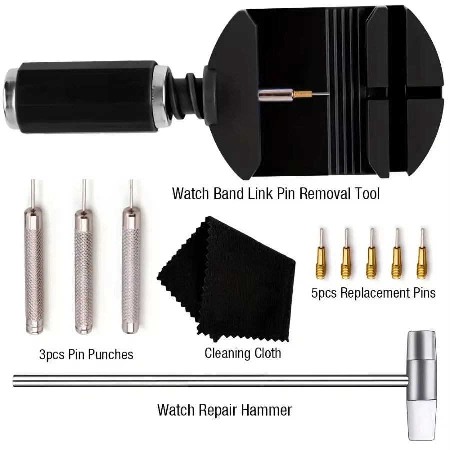 Watch Strap Chain Pin Remover & Adjustment Tool Kit