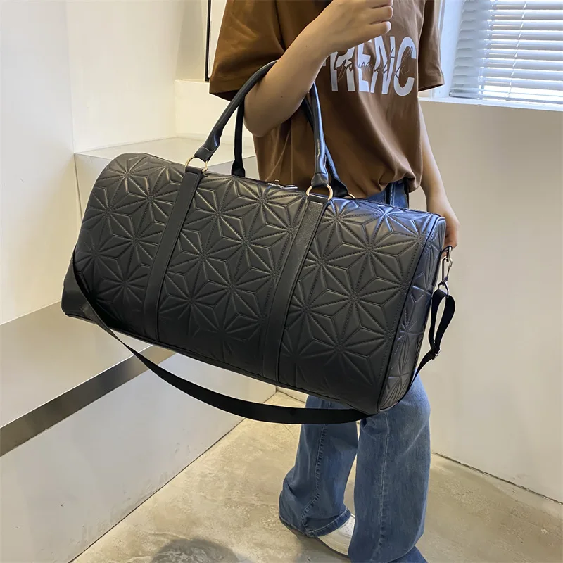 Super Large Capacity Business Travel bags Leather Big travelling bag luggage Sports Fitness Duffel bag Fashion bolsa feminina