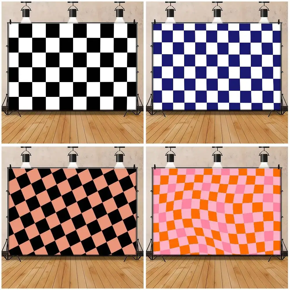 Chekered Backdrops Checkered Photography Backdrops Photo Background Wallpaper Studio ...