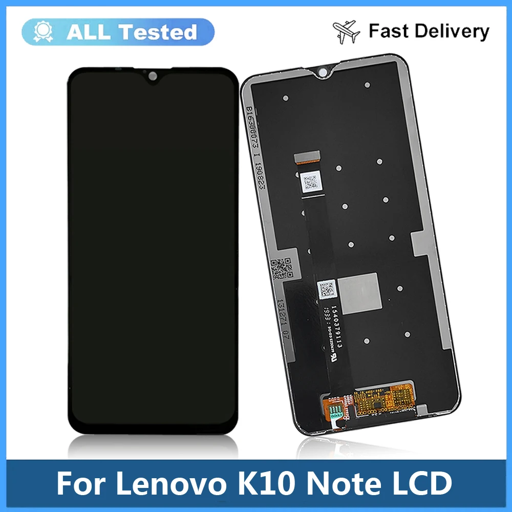 Черный 6,3 дюймов для Lenovo K10 Note K10Note L38111 Полный ЖК-дисплей сенсорный экран дигитайзер в сборе запасные части