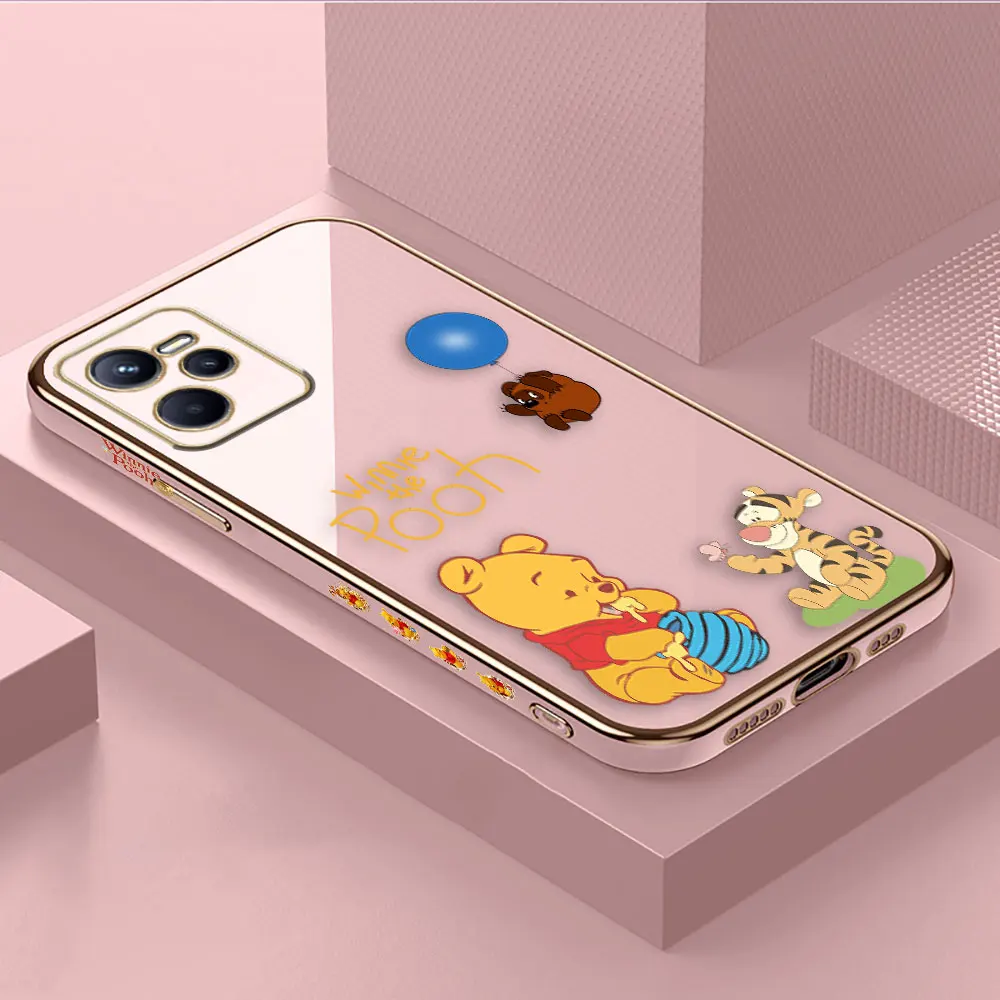 thumbnail image 1 of Disney Winnie The Pooh Honeypot Cover Smooth E-TPU Phone Case REALME GT 2 NEO3 MASTER 7 8 8I 9 9I 10 11 C30 C33 C35 C53 C55 Case, 1 of 5