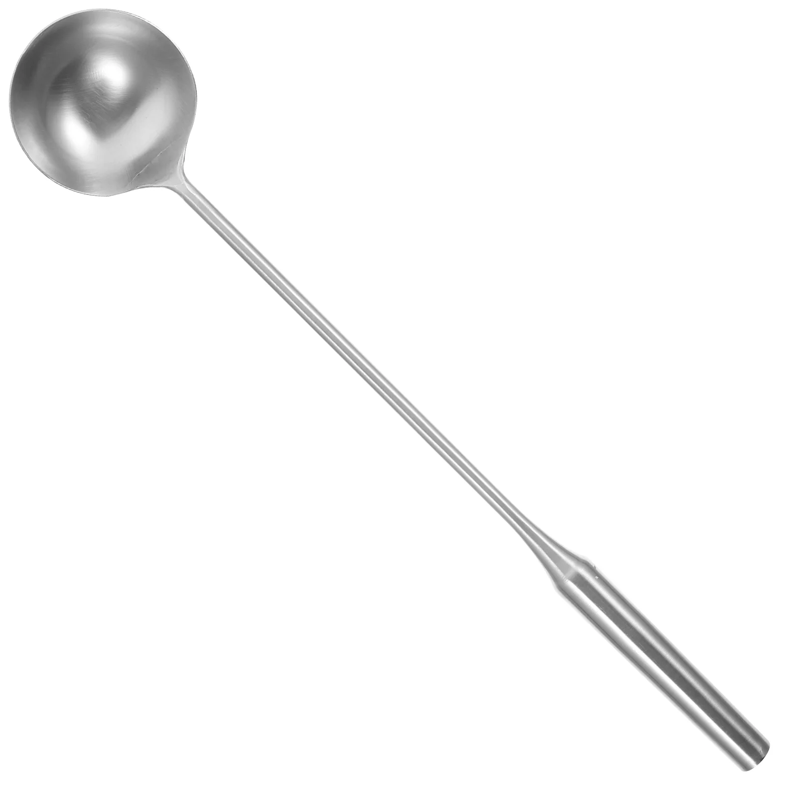 Chef Spoon Kitchen Spoons Cooking Wok Utensils Soup Stainless Steel Metal Ladle Serving Parties Large
