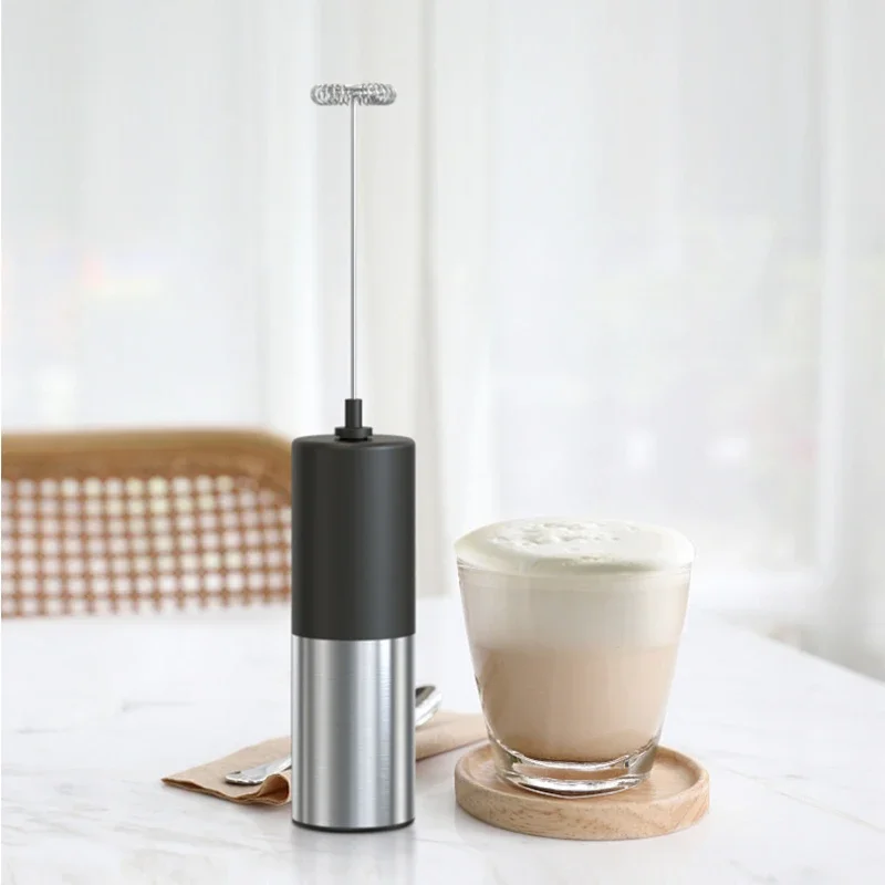 Electric Milk Frother Mini Handheld Milk Foamer Mixer Coffee Maker Egg Beater for Chocolate Cappuccino Stirrer Portable Blender 6