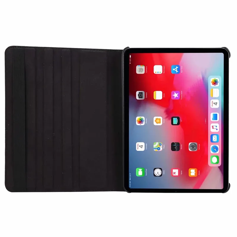 Capa Protetora para Ipad Pro Capa para Tablet 360 Giratória Suporte de Couro Flip 12 12.9 2023 2023 2023 2023 2023 - Imagem 2