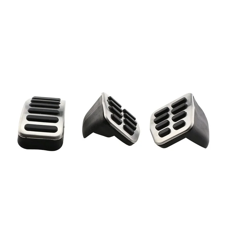 Car Pedals 1 Set Stainless Steel Car Gas Brake Pedals Skoda Fabia I II 1999-2015 Octavia 1U 1996-2010