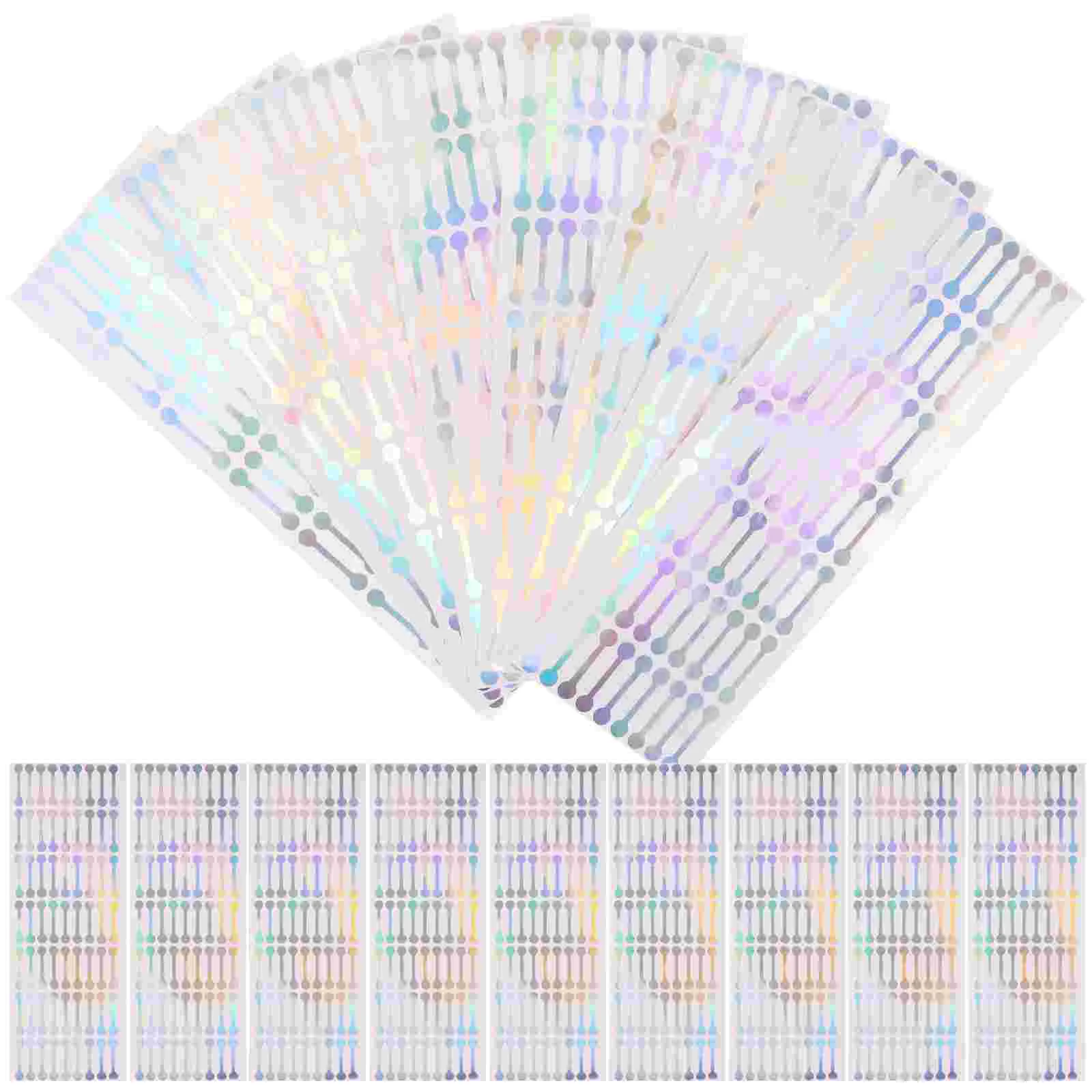 500 Pcs Sealing Stickers Packaging Small Business Tamper Proof Label Self Adhesive Decal for Bags Tape