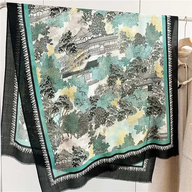 

100*200cm long Scarves 100% pure cashmere scarf for Women Warm Winter Pashmina Shawls Wrap Soft Bufanda Stoles Echarpe Poncho