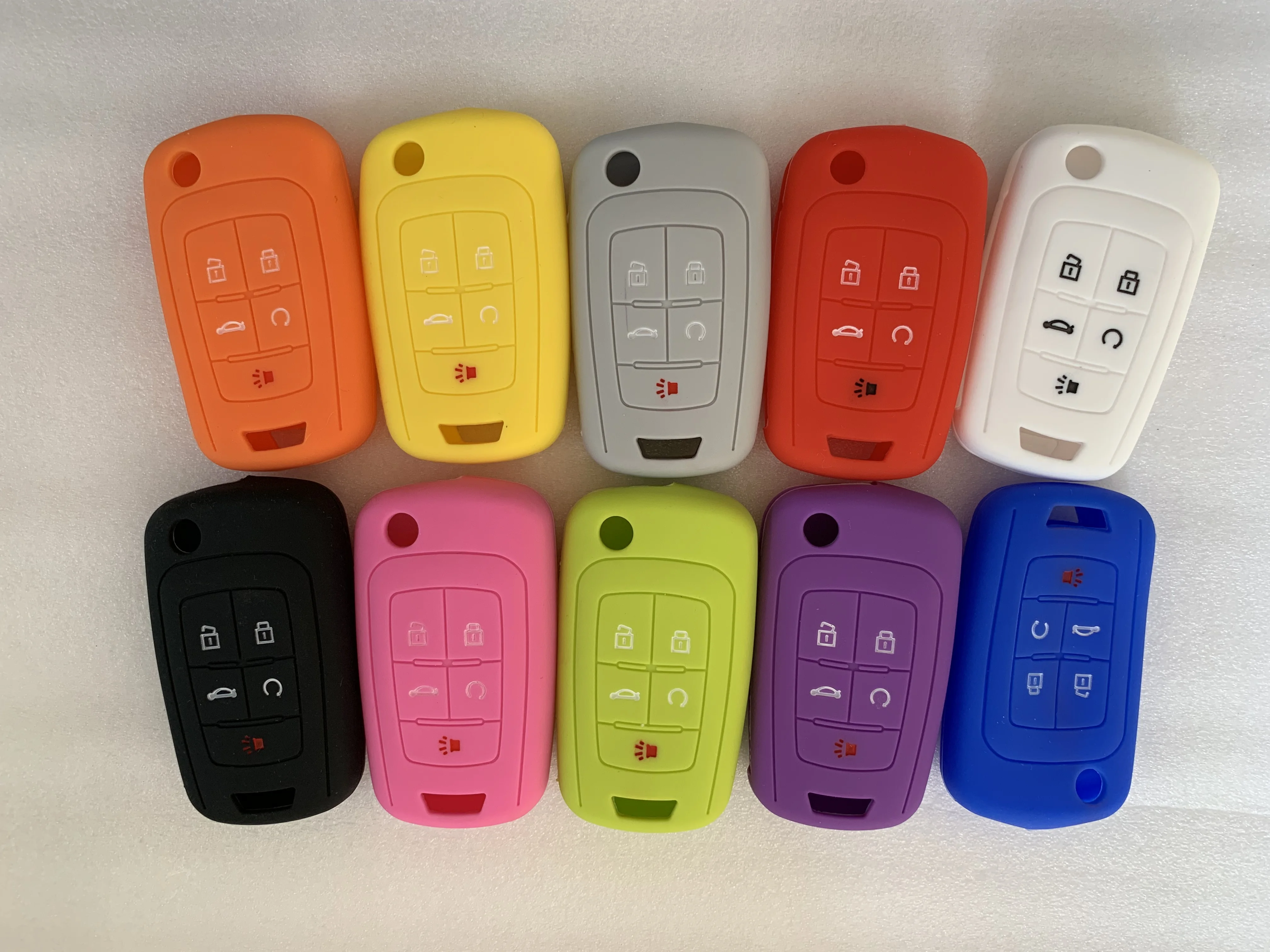 Silicone Remote Holder Protected Cover Case For Chevrolet Camaro Cruze Equinox For HOLDEN VF COMMODORE Flip Key 5 Button Blank key case cover,remote control case cover