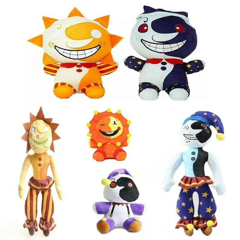 Новинка 25 см FNAF Sundrop Moondrop страшная игра безопасность взрыв восход солнца падение