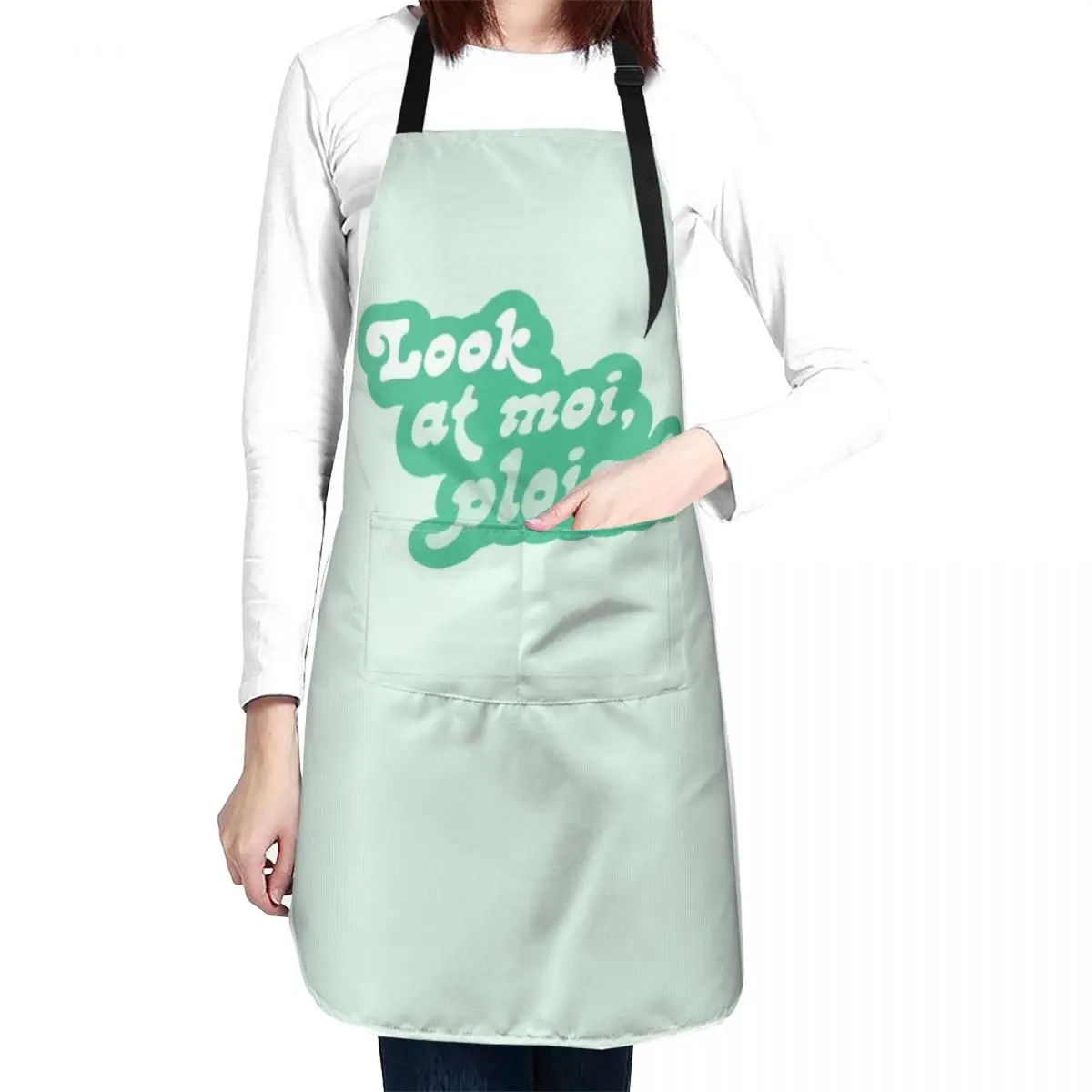 

Look at moi, Please – Kath & Kim – Script font Apron men's barbecue apron Goods For Home And Kitchen Kitchen Things