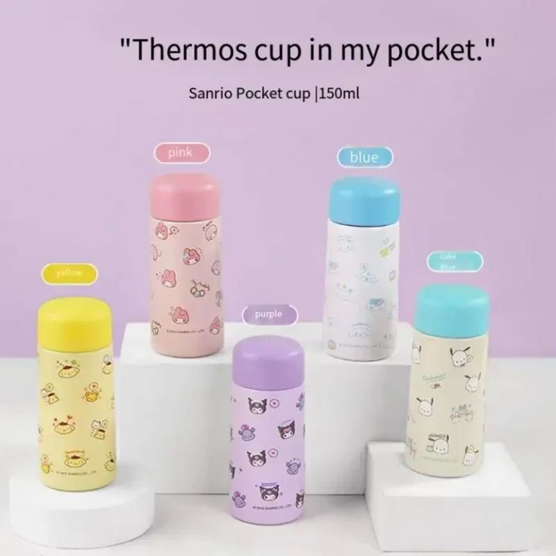 

Мини-термос из нержавеющей стали с аниме Sanrios My Melody Cinnamoroll Kuromi