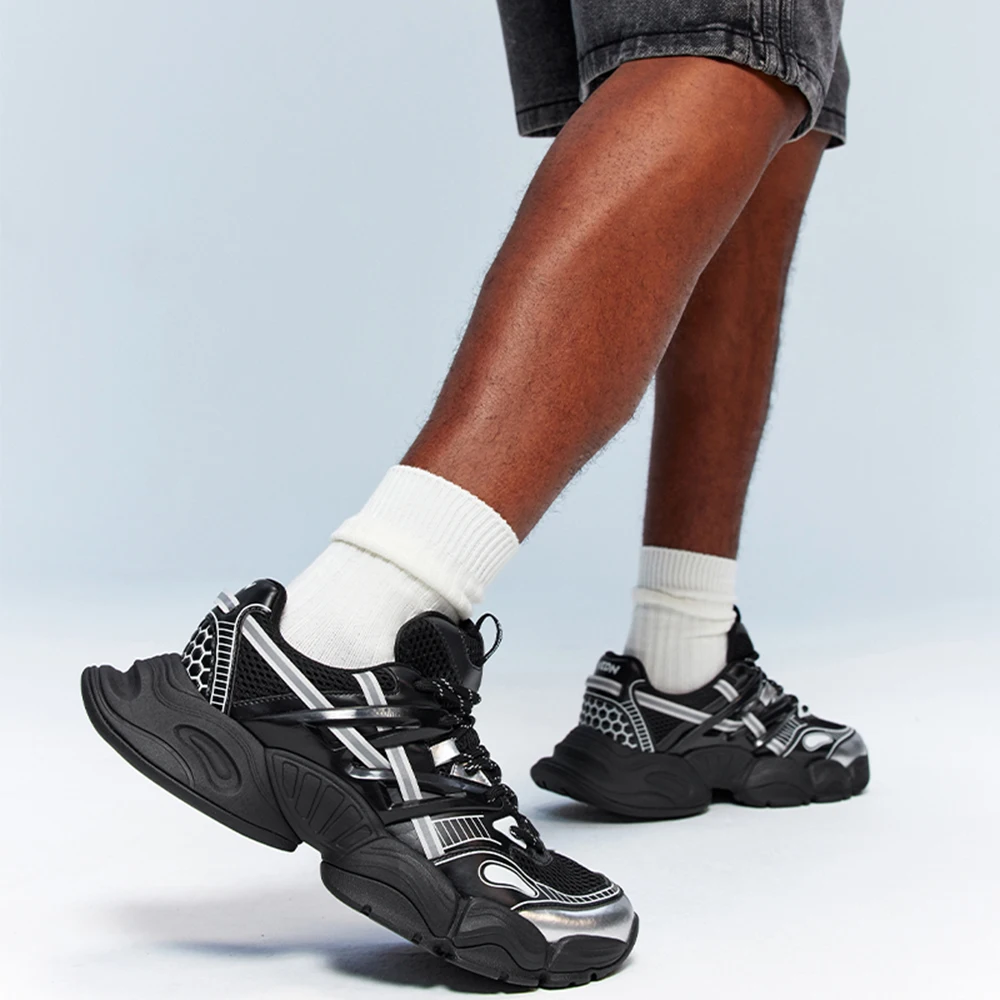 2025 أحذية رياضية ريترو للرجال حذاء كاجوال مع نعل...