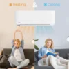 Hunter MIA Series, Mini Split Air Conditioner and  12,000 BTU 115V 20.8 SEER2 Wall Mount Ductless Inverter He 4