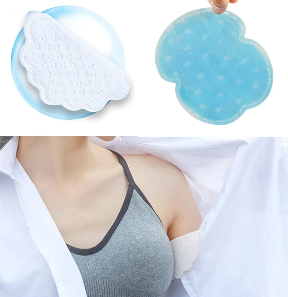 

Sdotter 40pcs/box Armpits Sweat Pads for Underarm Gasket from Sweat Absorbing Pads for Armpits Linings Disposable Anti Sweat Sti