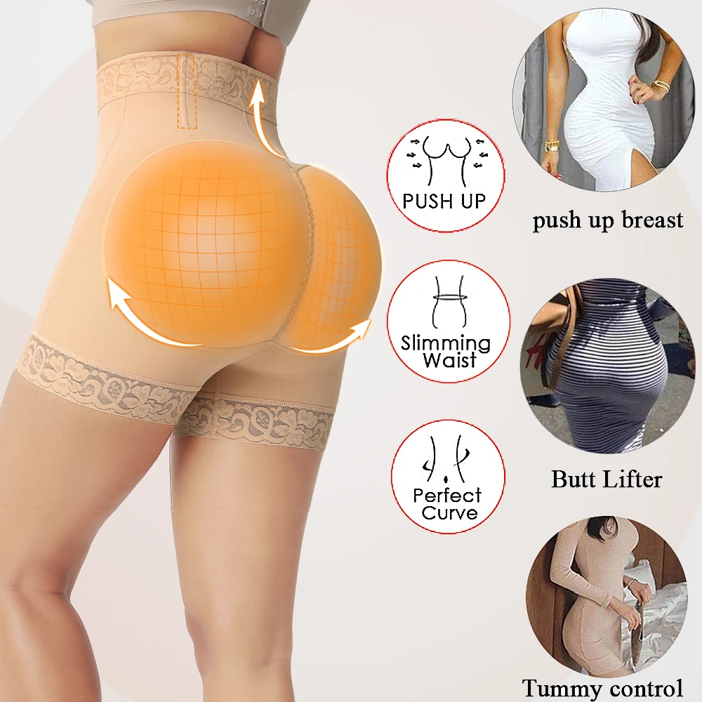 Fajas Colombianas Waist Trainer Butt lifter Body Shapewear Corset Push Up High Waist Panties Underwear Tummy Control Hip Enhance 3