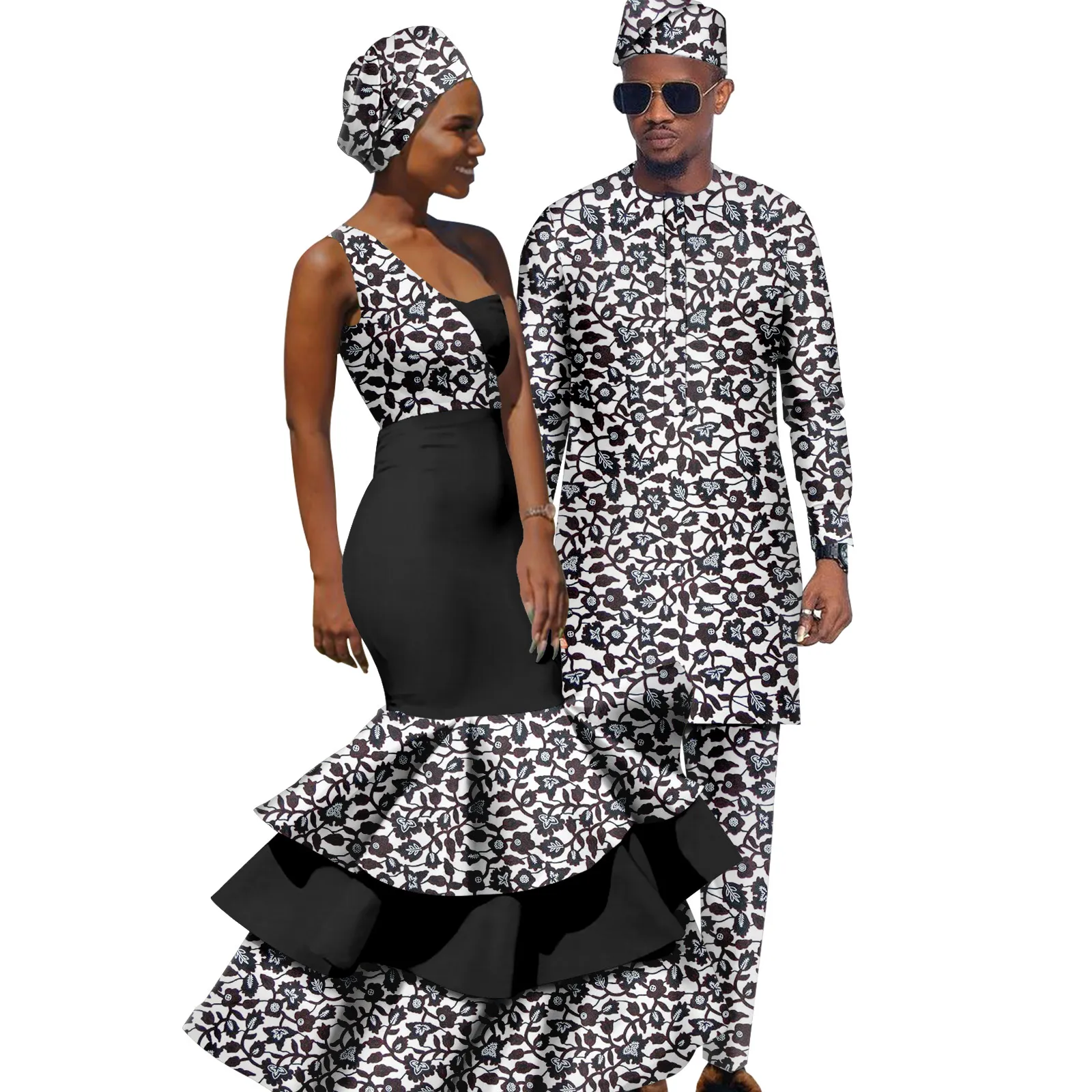 Print Dresses African Print For Couples Realwax Matching African