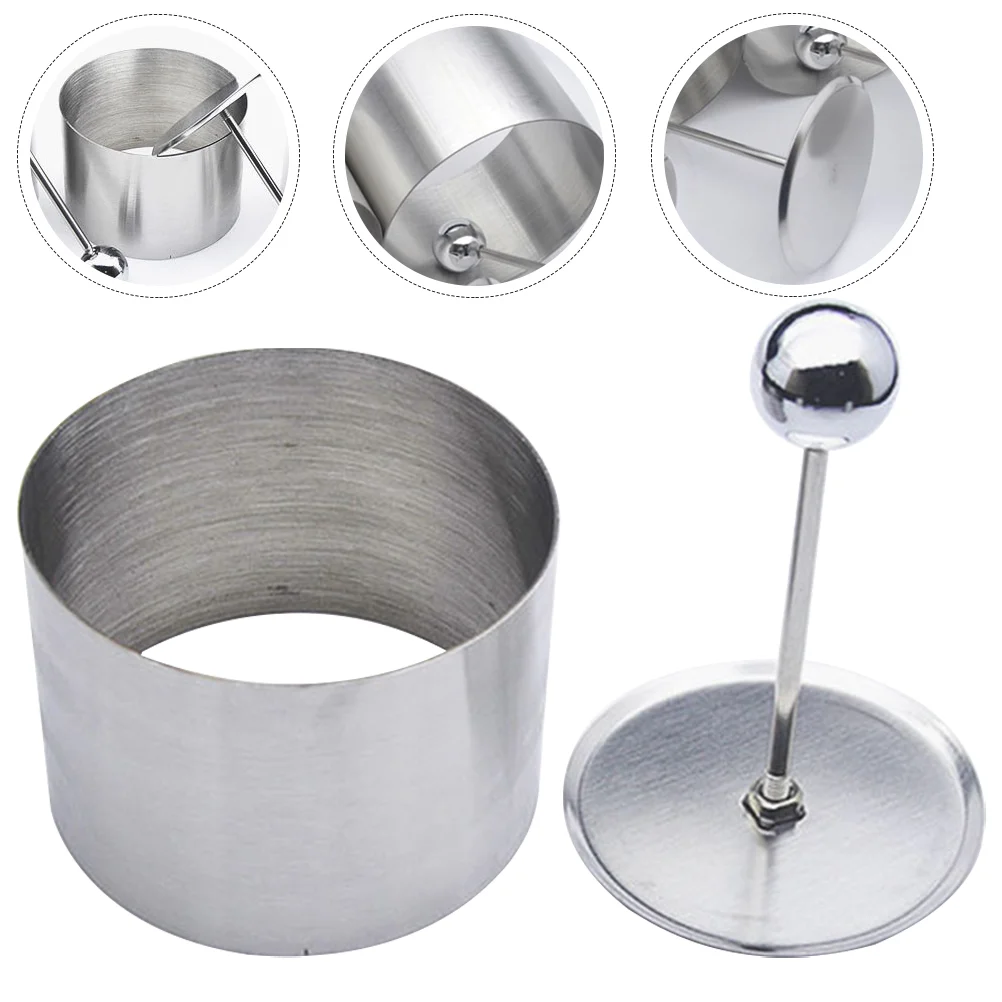 

Round Mold Kitchen Utensil Decor Circle Molds Stainless Steel Cake Ring Cold Dish Setting Biscuit Cookie Dishes Mousse Utensils
