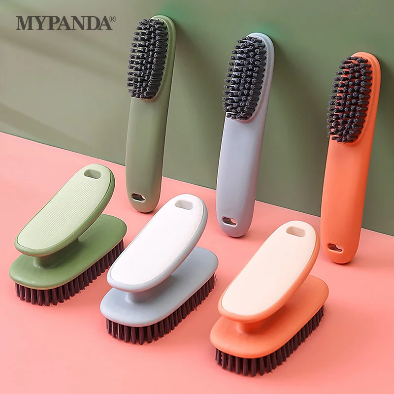 

2PCS Long-handled Shoe Brush Clothes Cleaning Brush For Home Shoes Sneakers Boot Professional Shoe Cleaning Brush