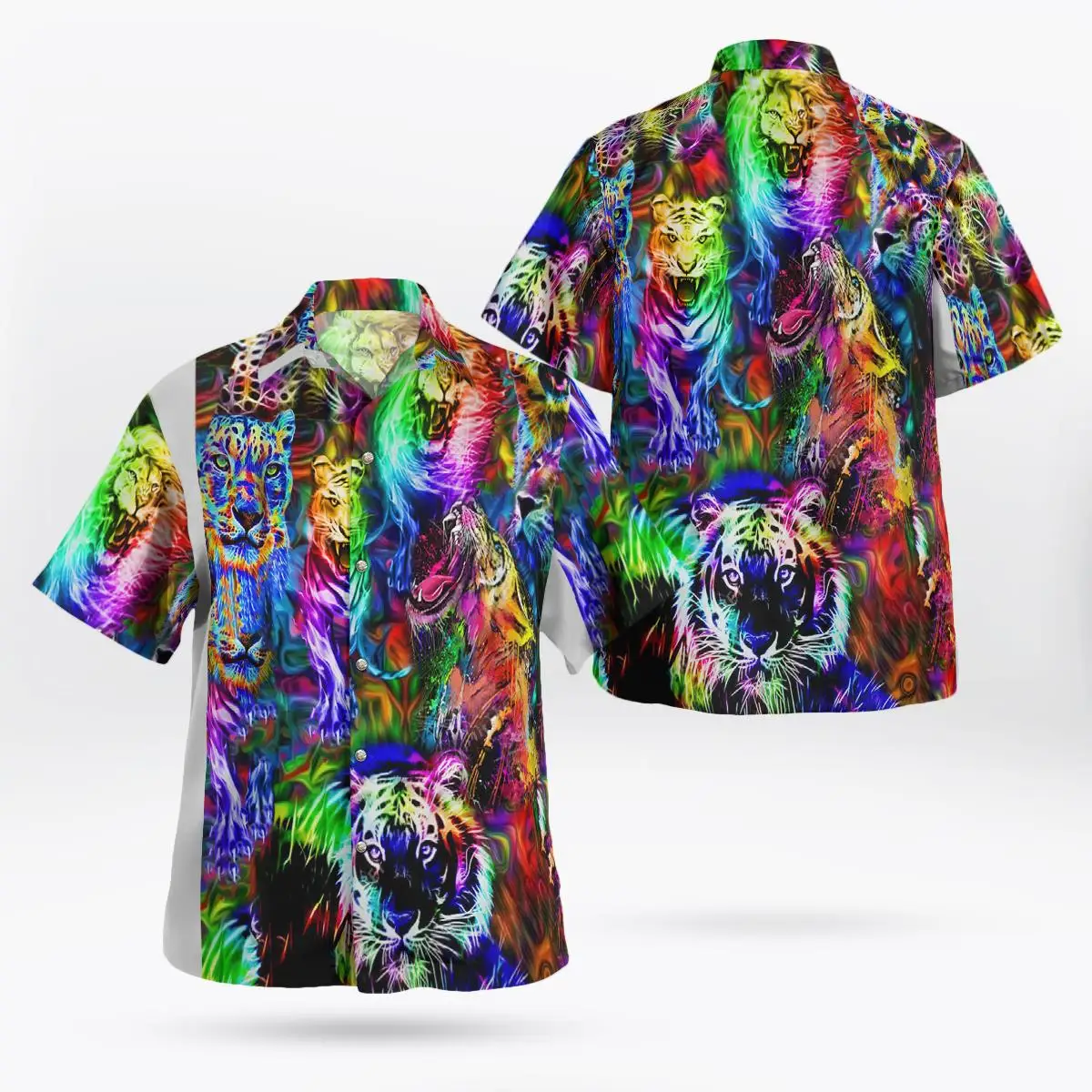Hawaiian Shirt Oversized Streetwear 3D Anime Short Sleeve Men's Beach Summer 5XL