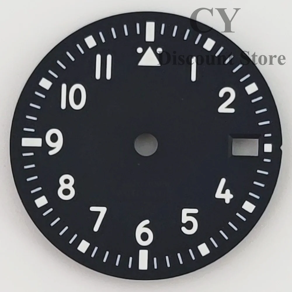 Luminous Multicolor 29mm Watch Dial with Versatile Crown Positions