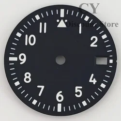 Luminous Multicolor 29mm Watch Dial with Versatile Crown Positions (Black - 2)