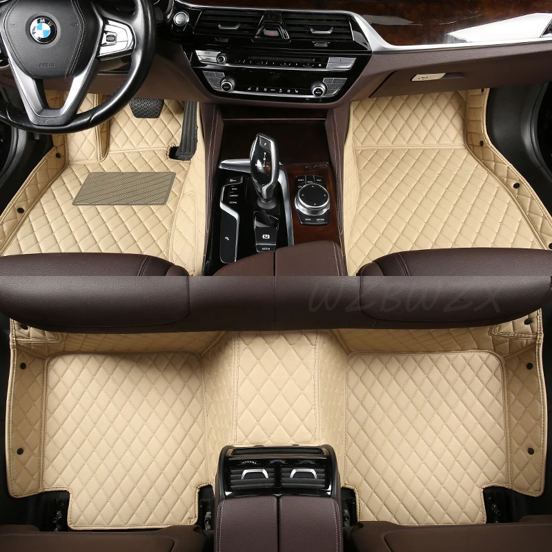 

WZBWZX Custom Leather Car Floor Mat 100％ For Lifan All Models 320 X50 720 620 520 X60 820 X80 Auto Accessories Car-Styling