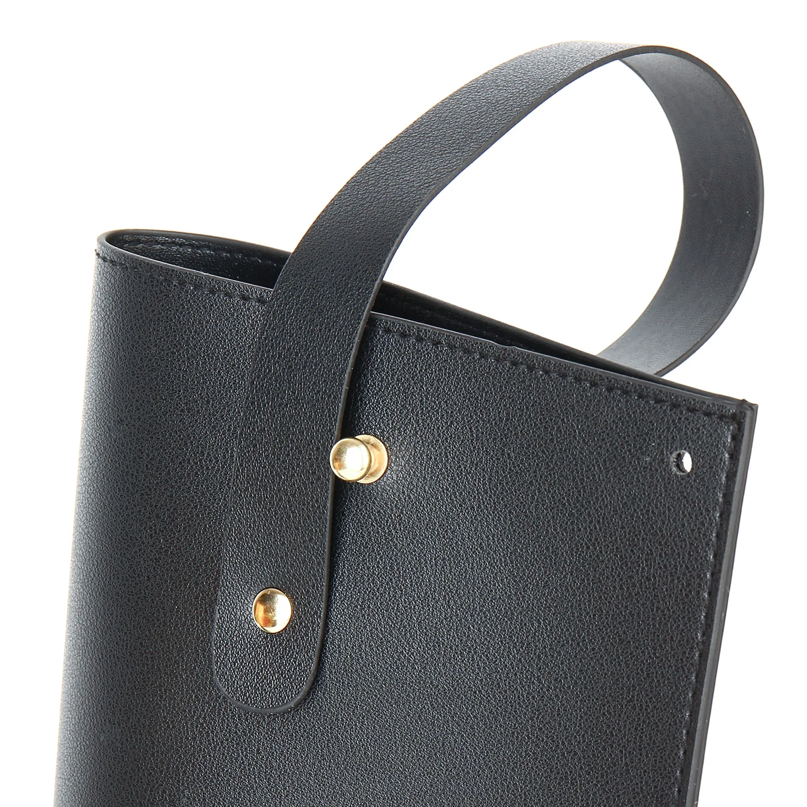 Reusable PVC Leather Wine Tote Bag, Double-Layered Wine Carrier with Handle, Luxury Gif... - SKU LWTB2216 - UGI Packaging