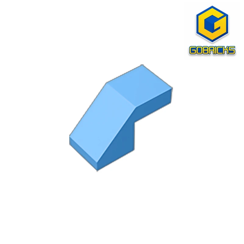 Gobricks GDS 1484 Slope 45 2 x 1 with Cutout without Stud compatible gobricks-gds-1484-slope-45-2-x-1-with-cutout-without-stud-compatible