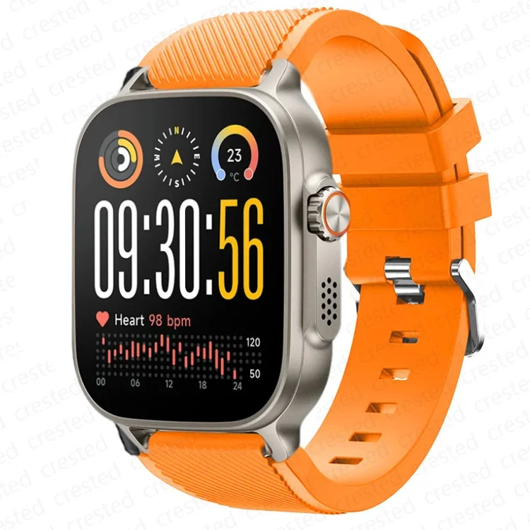 Sport Silicone Band Replacement Bracelet - Premium 22mm Watch Strap