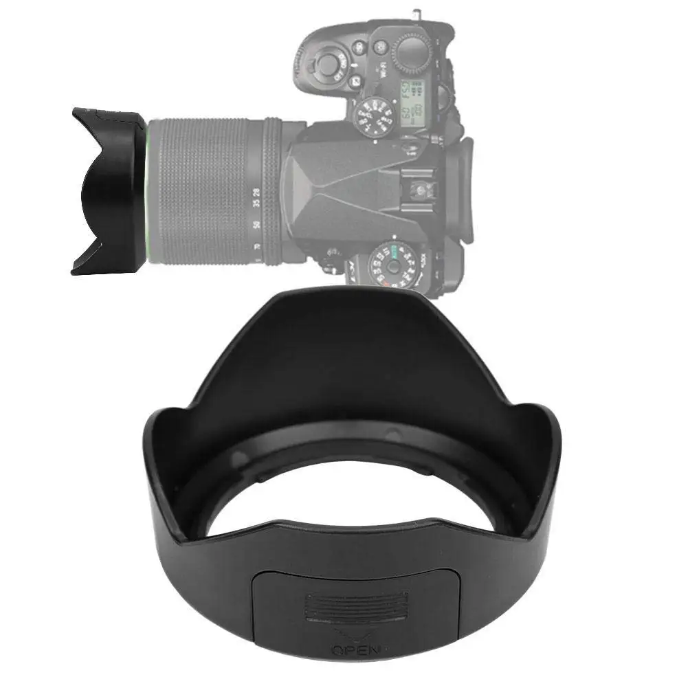 

PH-RBC PHRBC SLR Camera Bayonet Lens Hood for Pentax pk DA 18-55mm f/3.5-5.6 AL WR Camera Accessories