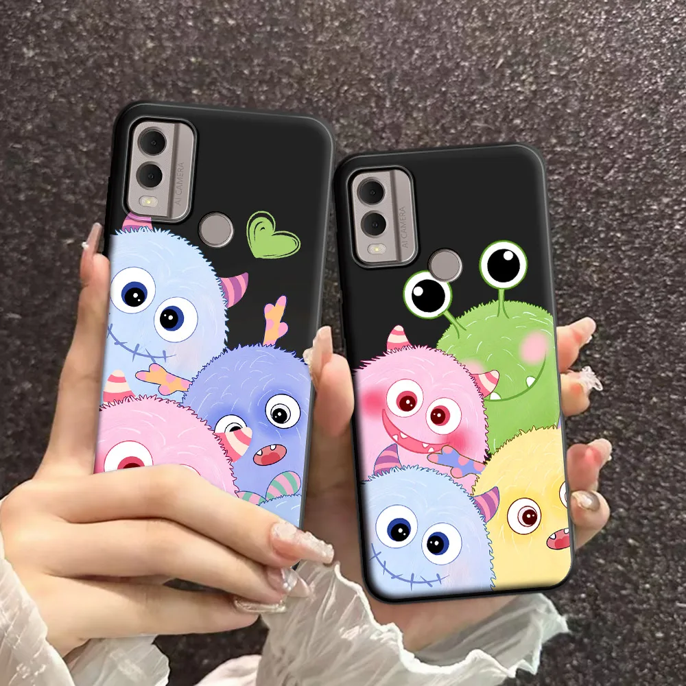 Charming Astronaut & Ice Cream Soft Silicone Matte Phone Case - Cute Cartoon Back Cover