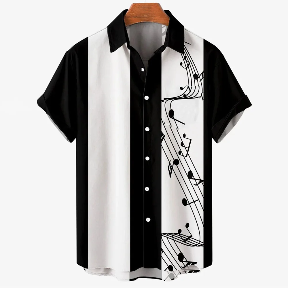 neons様 hawaiian shirt.(music note) 50 黒 neons様 hawaiian shirt.(music note) 50 黒 61KbxJVWp+L