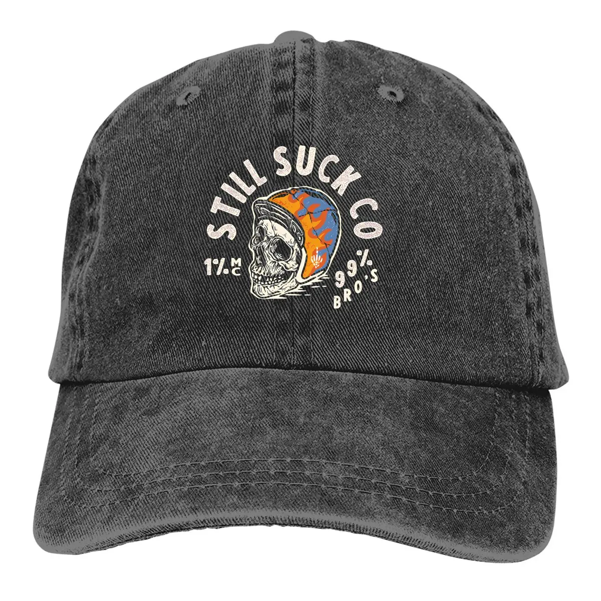 

Skull Grunge Still Suck Baseball Cap Men Hats Women Visor Protection Snapback Scary Horror Lover Caps
