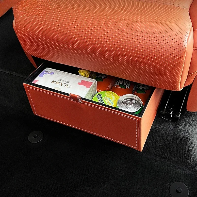

For Li Lixiang L8 L9 2022 2023 Car Storage Box Under the Second Row Seats Storage Organization of Artifacts Drawer Accessories