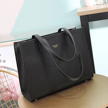 Borsa tote grande alla moda da donna – Borsa a tracolla multiscomparto, elegante borsa per pendolari per lavoro e uso quotidiano