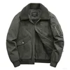 Autumn/winter Fleece-lined Thickened Woolen Jacket For Middle-aged Elderly Men Warm Excessively Large Leisure Winter Clothing 3
