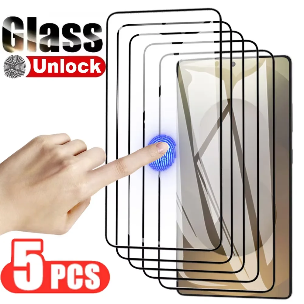 5-Pack Ultra HD Tempered Glass Screen Protectors - Full Coverage Protection