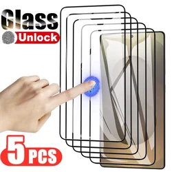 5 - Pack Ultra HD Tempered Glass Screen Protectors - Full Coverage Protection - High Definition